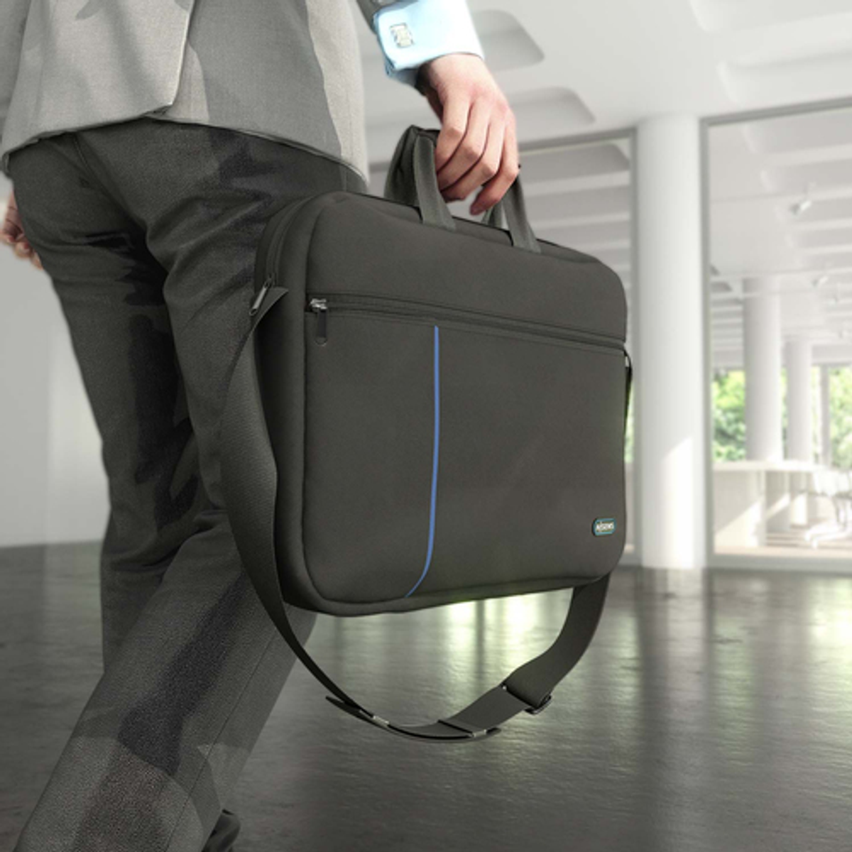 Maletín para portátil AISENS ASBG-BC021-BK 15,6" Negro - vista 6