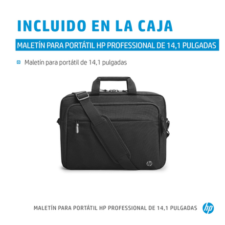 Maletín para portátil HP 500S8AA 14,1" Negro - vista 10