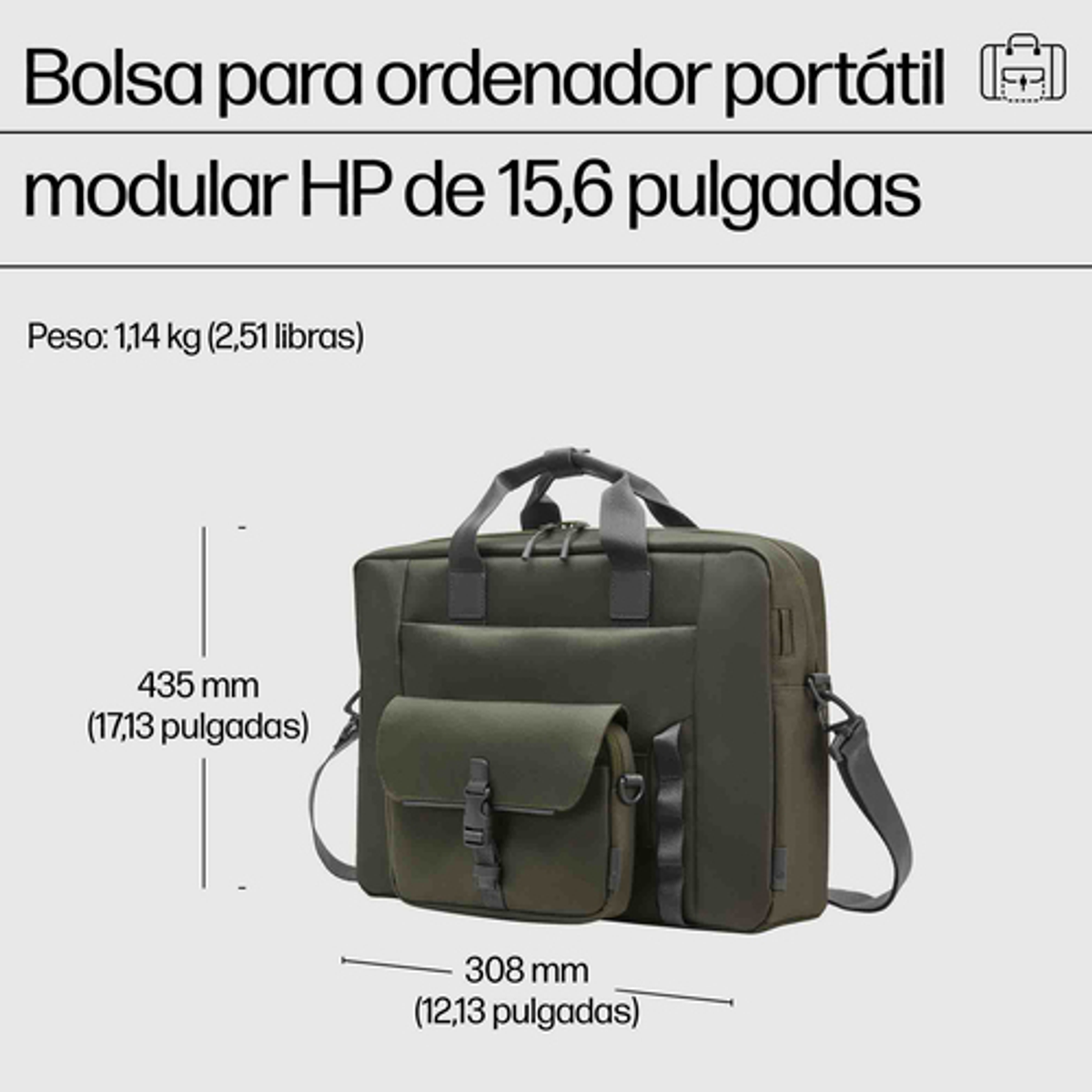 Maletín para portátil HP 9J4C2AA 15,6" Multicolor - vista 4