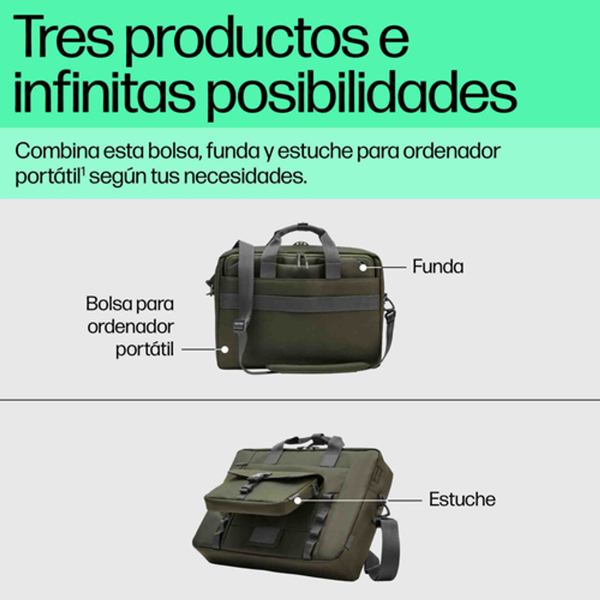 Maletín para portátil HP 9J4C2AA 15,6" Multicolor - vista 7