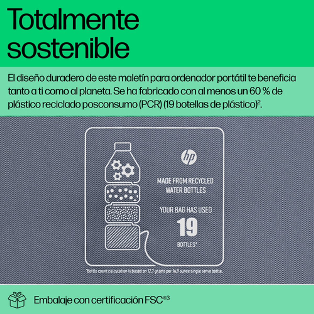 Maletín para portátil HP A08JSAA 14" Gris - vista 3