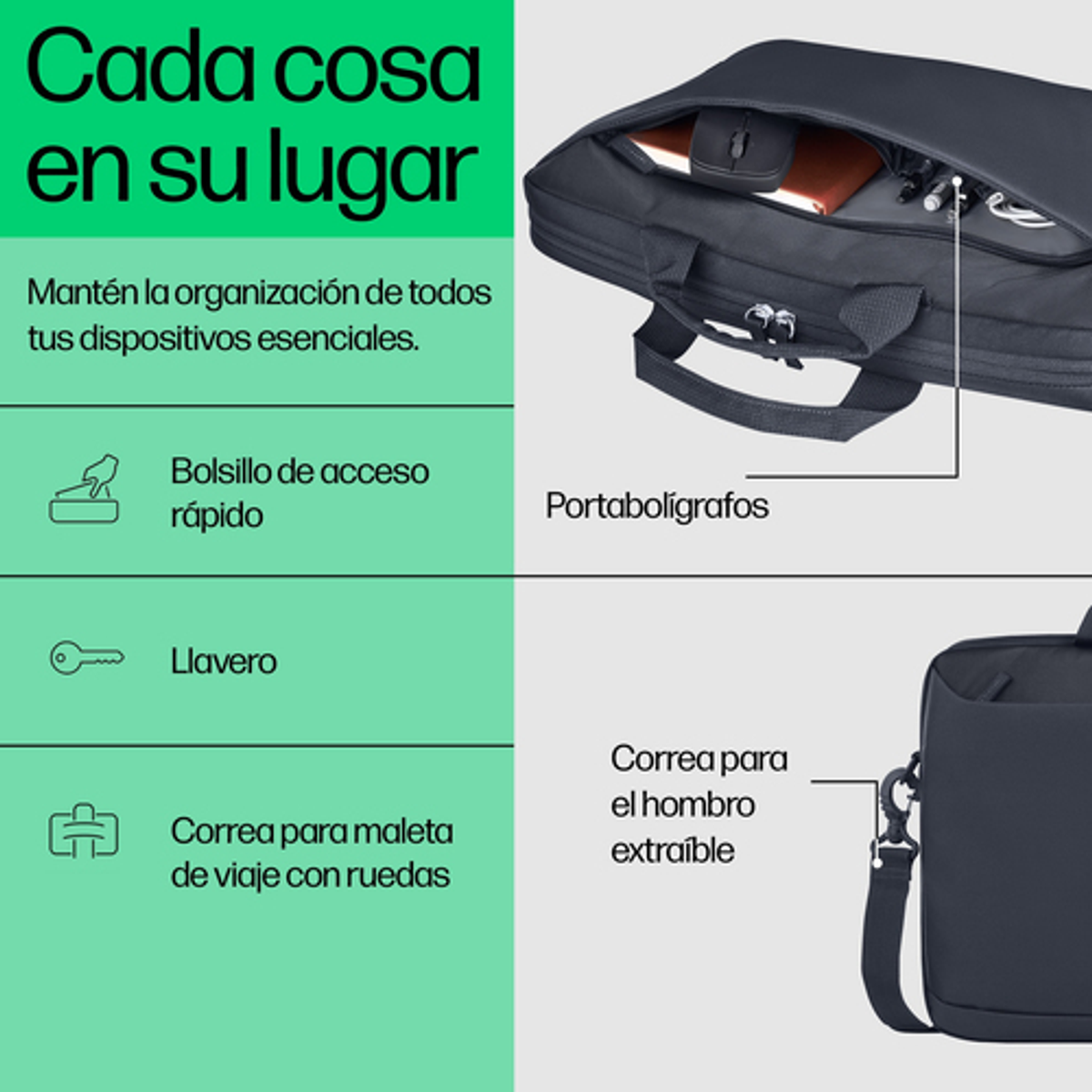 Maletín para portátil HP A08JTAA 16" Gris - vista 9