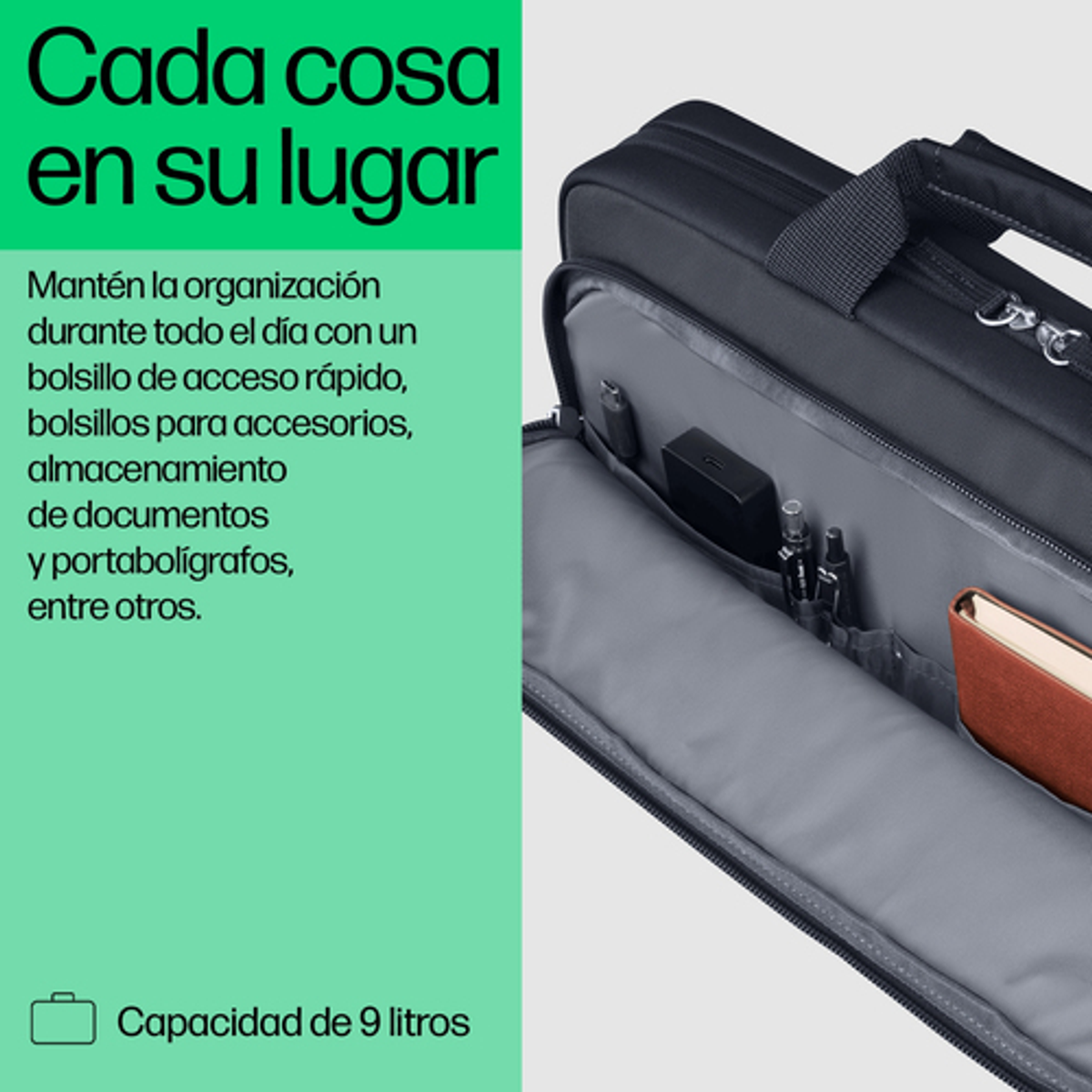 Maletín para portátil HP A08JVAA 14" Gris - vista 5