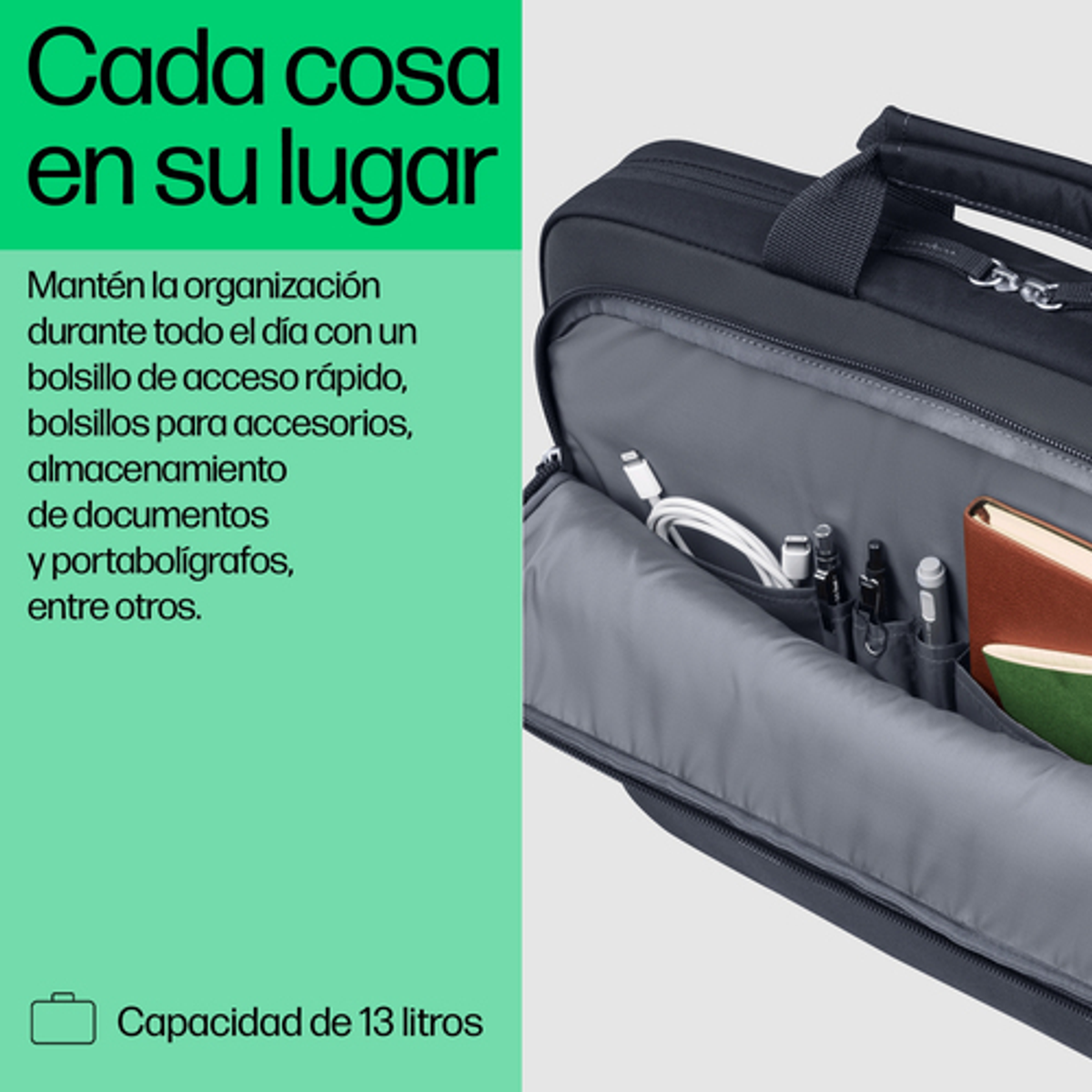 Maletín para portátil HP A08JWAA 16" Gris - vista 6