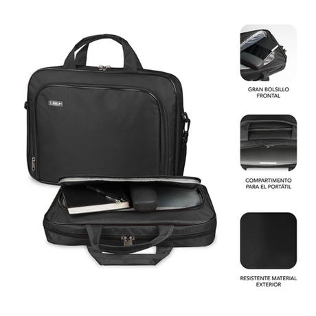 Maletín para portátil Subblim SUB-LB-1OLB001 11"–12,5" Negro - vista 2