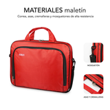 Maletín para portátil Subblim SUB-LB-1OLB052 15,4"–16" Rojo - vista 3