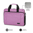 Maletín para portátil Subblim SUBLB-4APLB12 15,6" Rosa