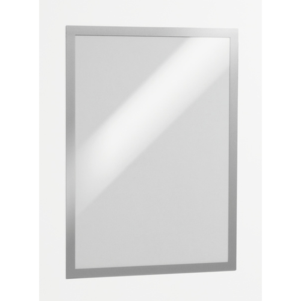 Marco expositor Durable B.2 Autoadhesivos Durafreme Panel Frontal Magnetico A3 Plata - vista 2