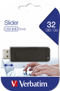 Memoria USB Verbatim Store'n'Go Slider 32GB USB 2.0 negra