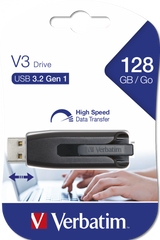 Memoria USB Verbatim Store'n'Go V3 128GB USB 3.2 Gen 1 gris