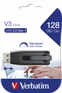Memoria USB Verbatim Store'n'Go V3 128GB USB 3.2 Gen 1 gris