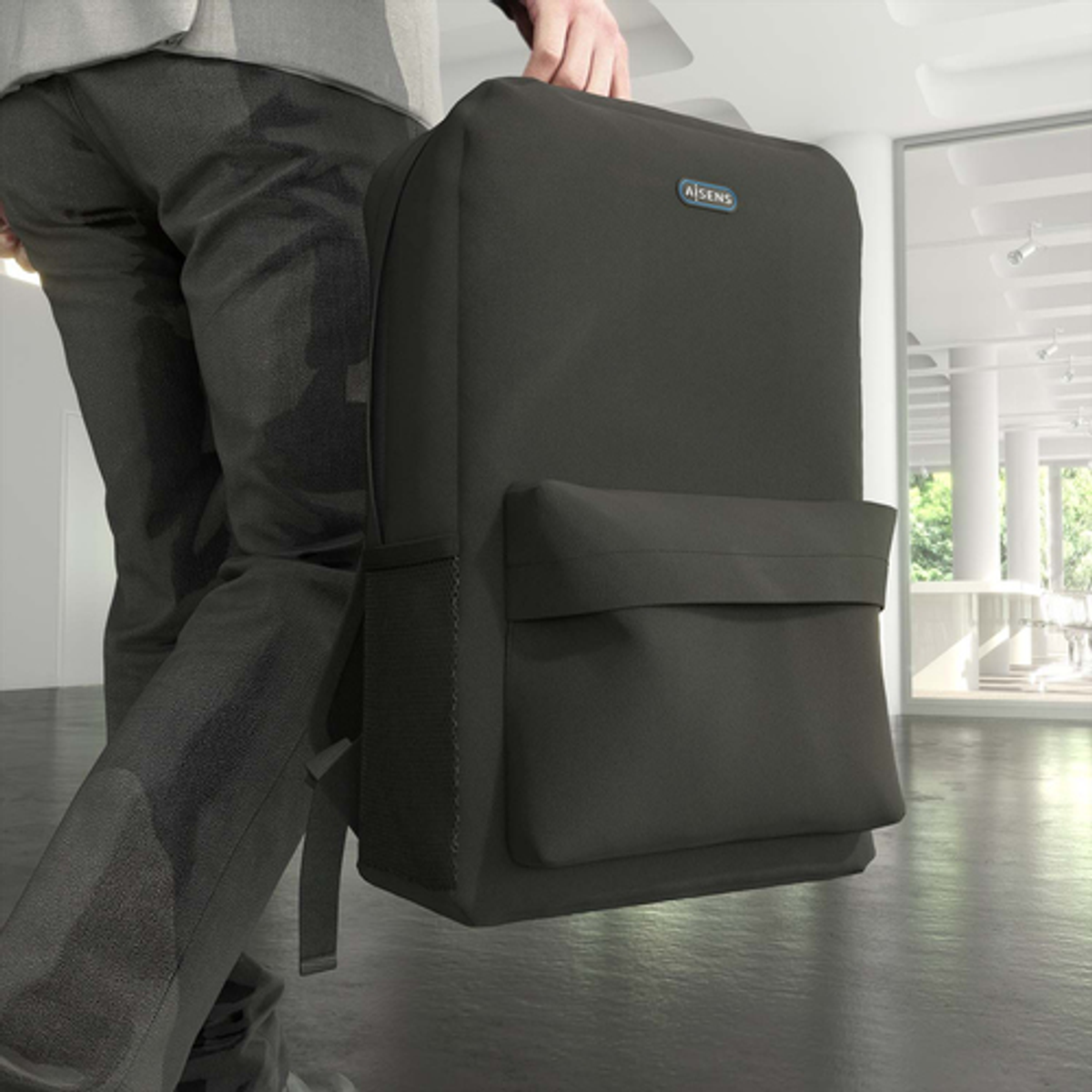 Mochila para portátil AISENS ASBG-BP080-BK 15,6" Negro - vista 6