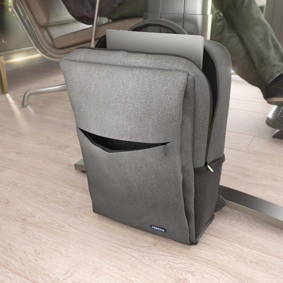 Mochila para portátil AISENS ASBG-BP081-GR 17" Gris - vista 5