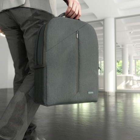 Mochila para portátil AISENS ASBG-BP084-GR 15,6" Gris - vista 6