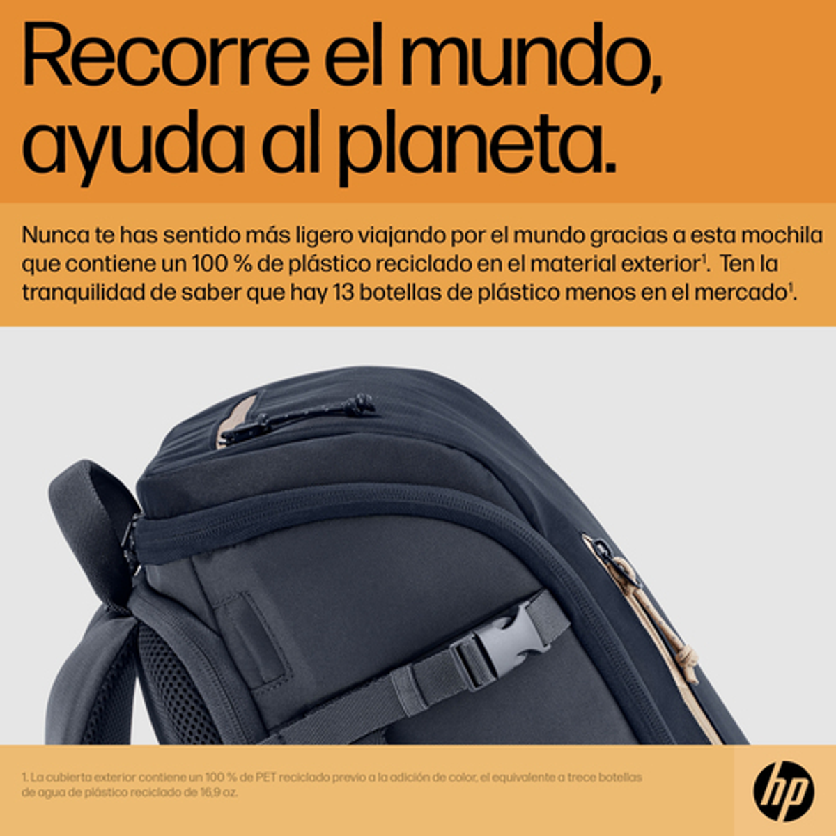 Mochila para portátil HP 6B8U5AA 15,6" Azul - vista 13