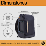 Mochila para portátil HP 6B8U5AA 15,6" Azul - vista 14