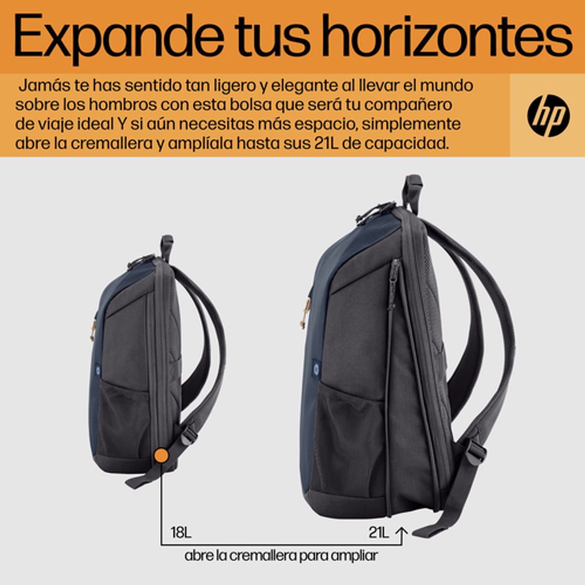 Mochila para portátil HP 6B8U6AA 15,6" Multicolor - vista 10