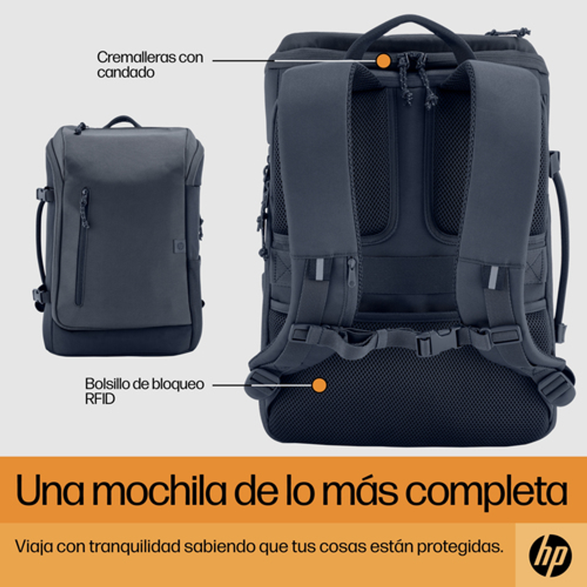 Mochila para portátil HP 6H2D8AA 15,6" Multicolor - vista 6