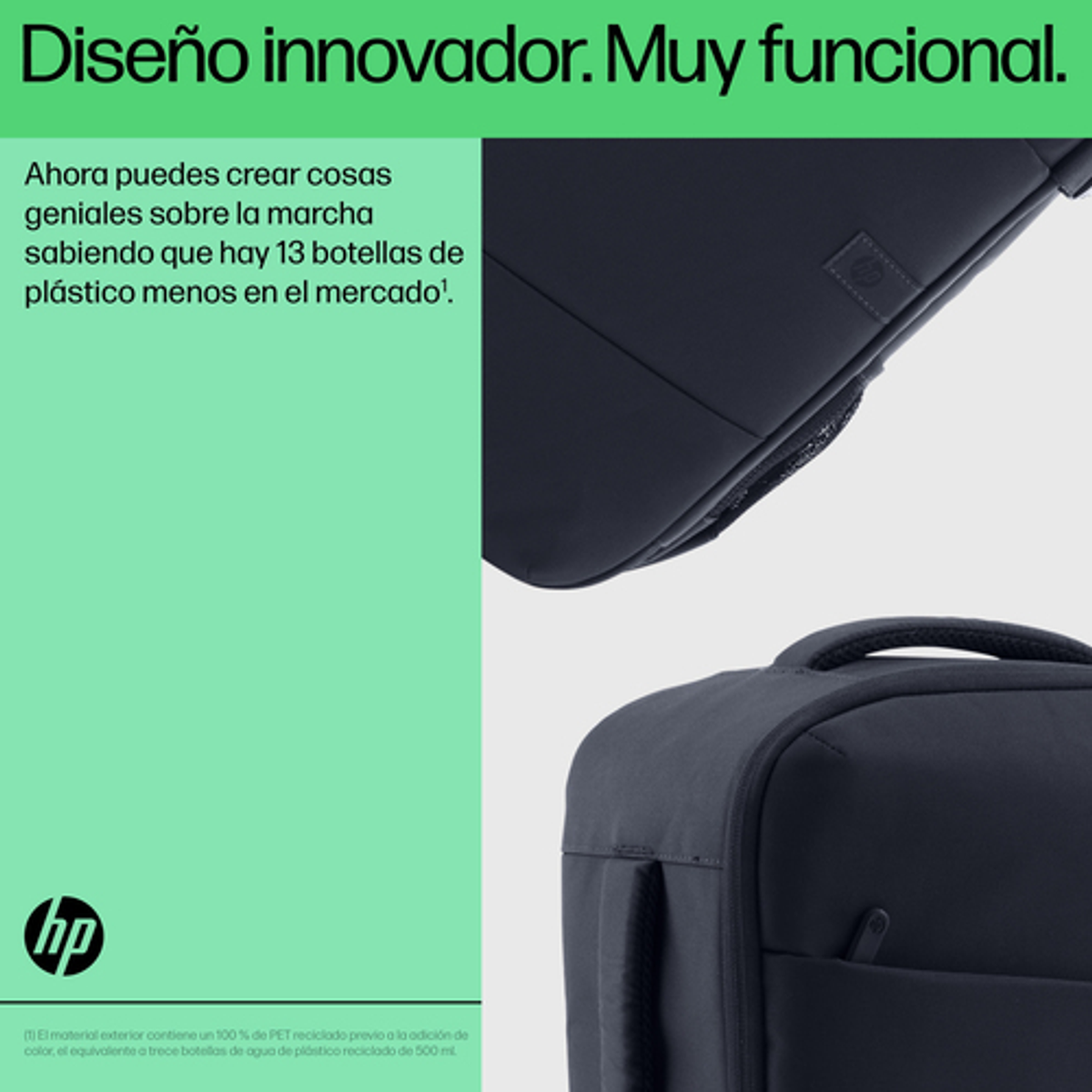 Mochila para portátil HP 6M5S3AA 15,6" Azul - vista 9