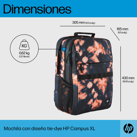 Mochila para portátil HP 7J593AA 16,1" Multicolor - vista 10