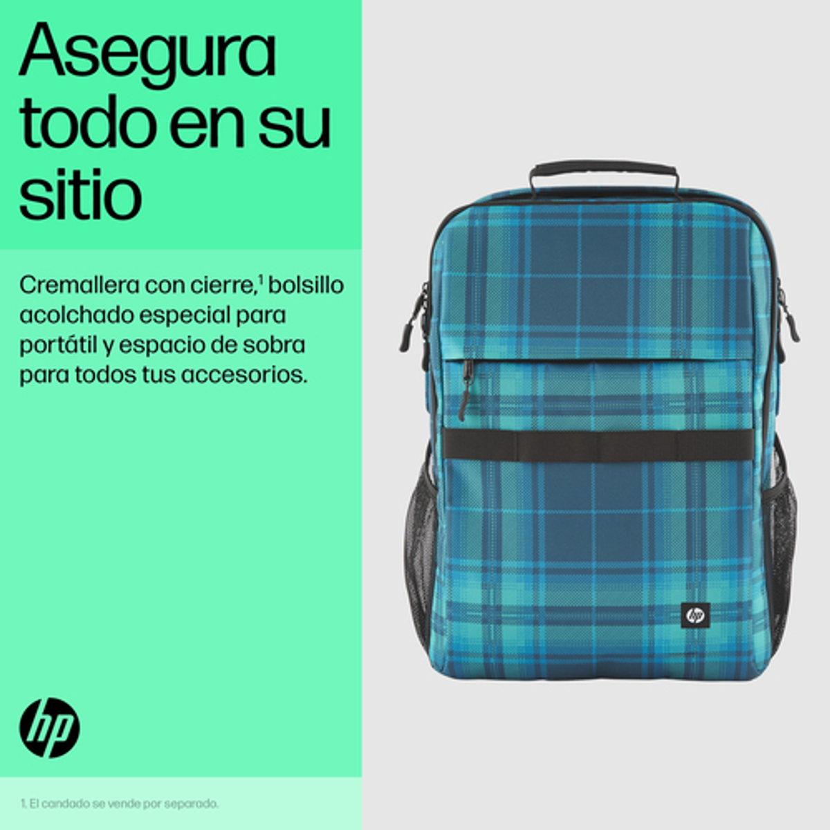 Mochila para portátil HP 7J594AA 16,1" Azul - vista 10