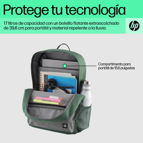 Mochila para portátil HP 7J595AA 15,6" Verde - vista 11