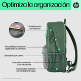 Mochila para portátil HP 7J595AA 15,6" Verde - vista 14