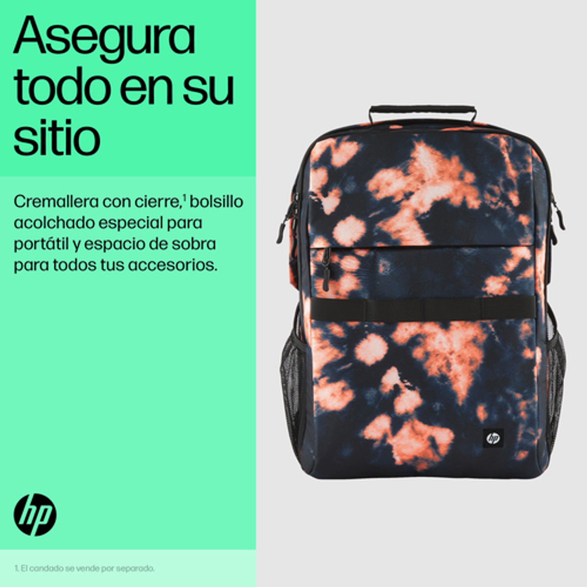 Mochila para portátil HP 7K0E3AA 16,1" Multicolor - vista 12