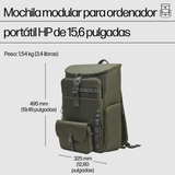 Mochila para portátil HP 9J4C1AA 15,6" Multicolor - vista 2