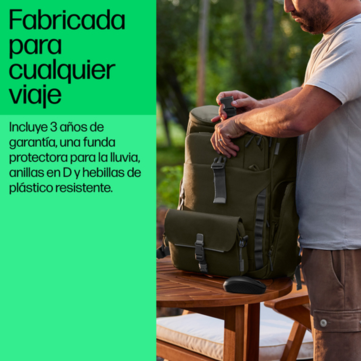 Mochila para portátil HP 9J4C1AA 15,6" Multicolor - vista 3
