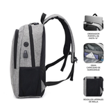 Mochila para portátil Subblim SUB-BP-1UL0001 16" Gris - vista 4