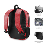 Mochila para portátil Subblim SUB-BP-1UL0002 16" Rojo - vista 4
