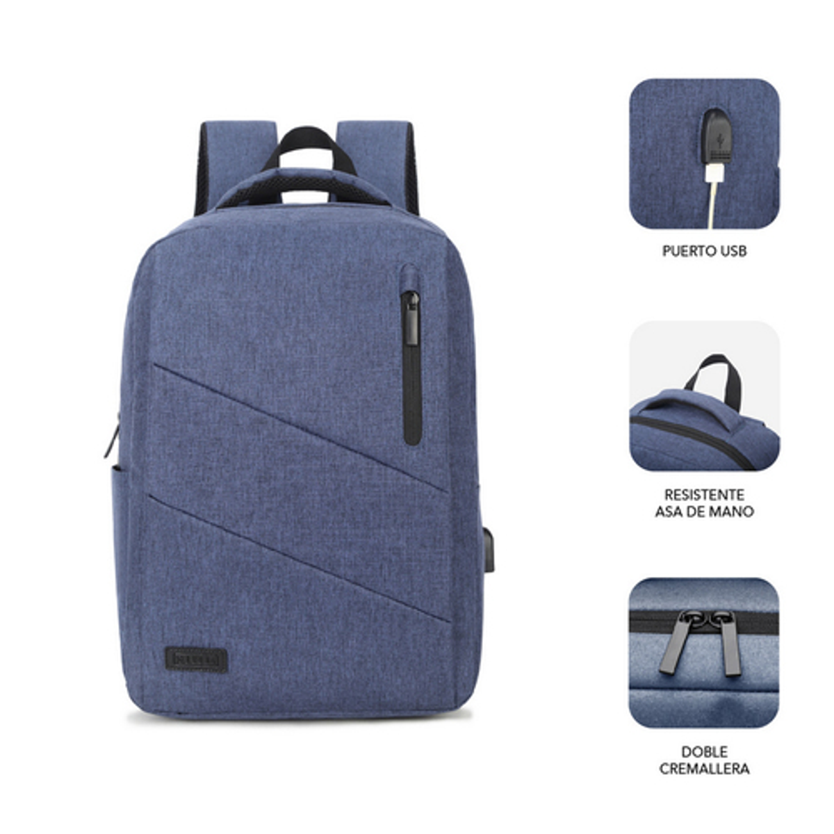 Mochila para portátil Subblim SUB-BP-2BL2001 15,6" Azul - vista 6