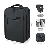 Mochila para portátil Subblim SUB-BP-3EAP100 15,6" Gris - vista 4