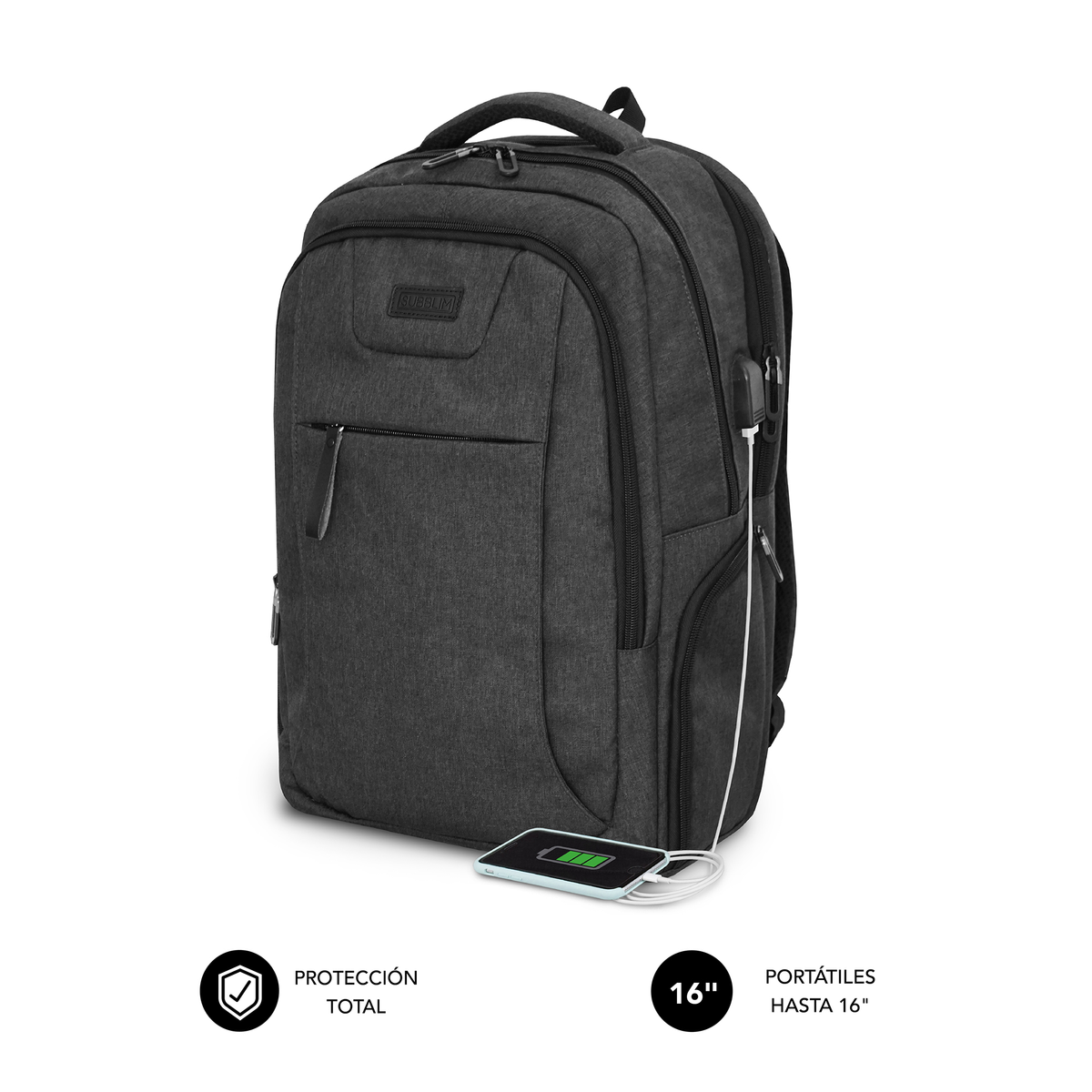 Mochila para portátil Subblim SUBBP-4PA2100 16"