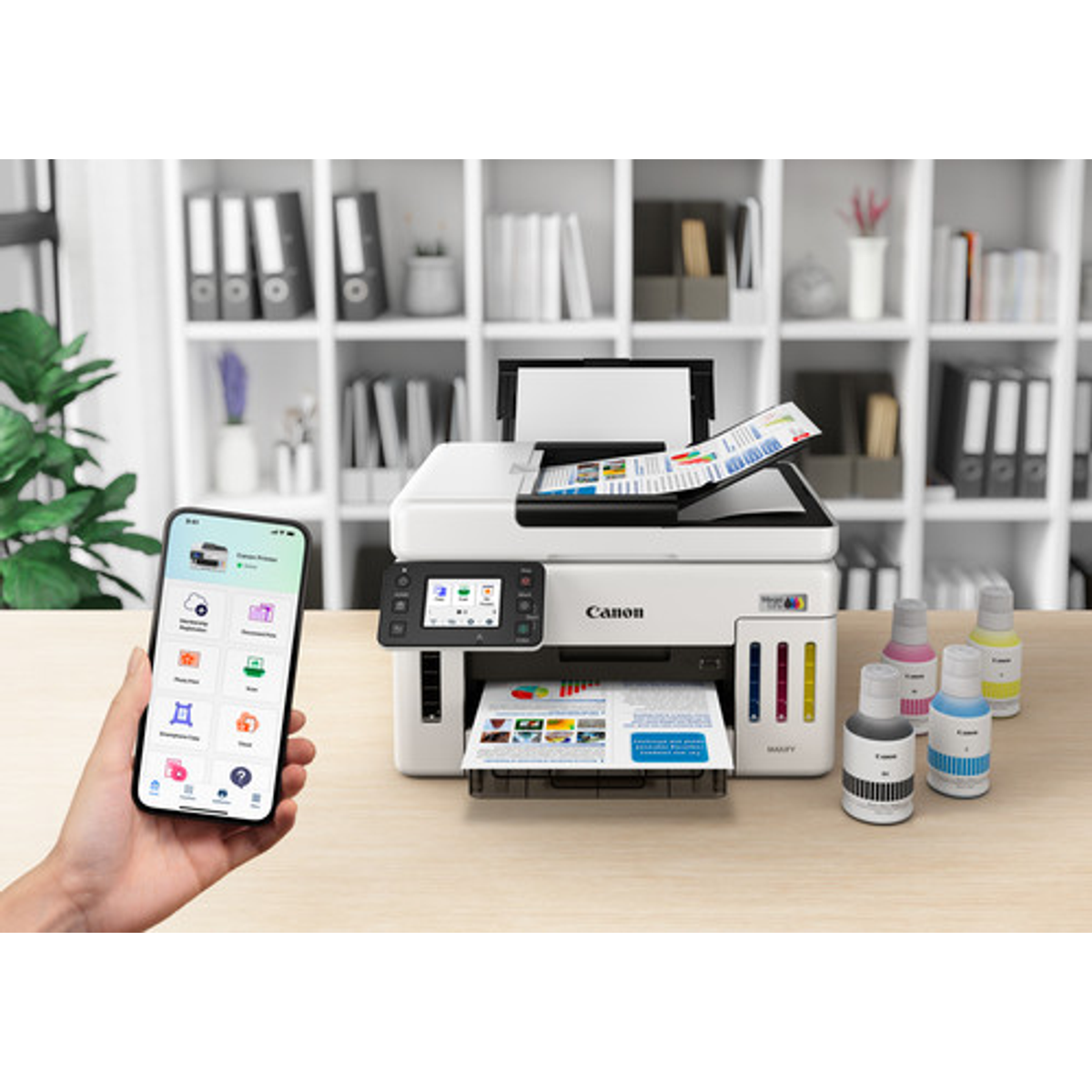 Impresora multifunción Canon MAXIFY GX6150 Inyección de tinta Color - vista 22