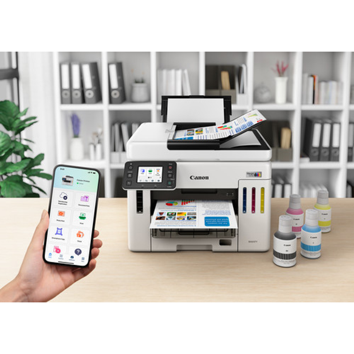 Impresora multifunción Canon MAXIFY GX7150 Inyección de tinta Color - vista 21
