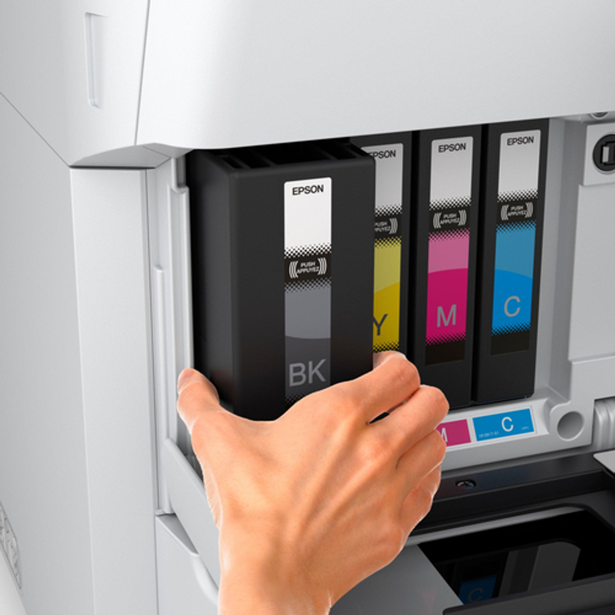 Impresora multifunción Epson WorkForce Pro EM-C7100DWF Inyección de tinta Color A3+ - vista 3