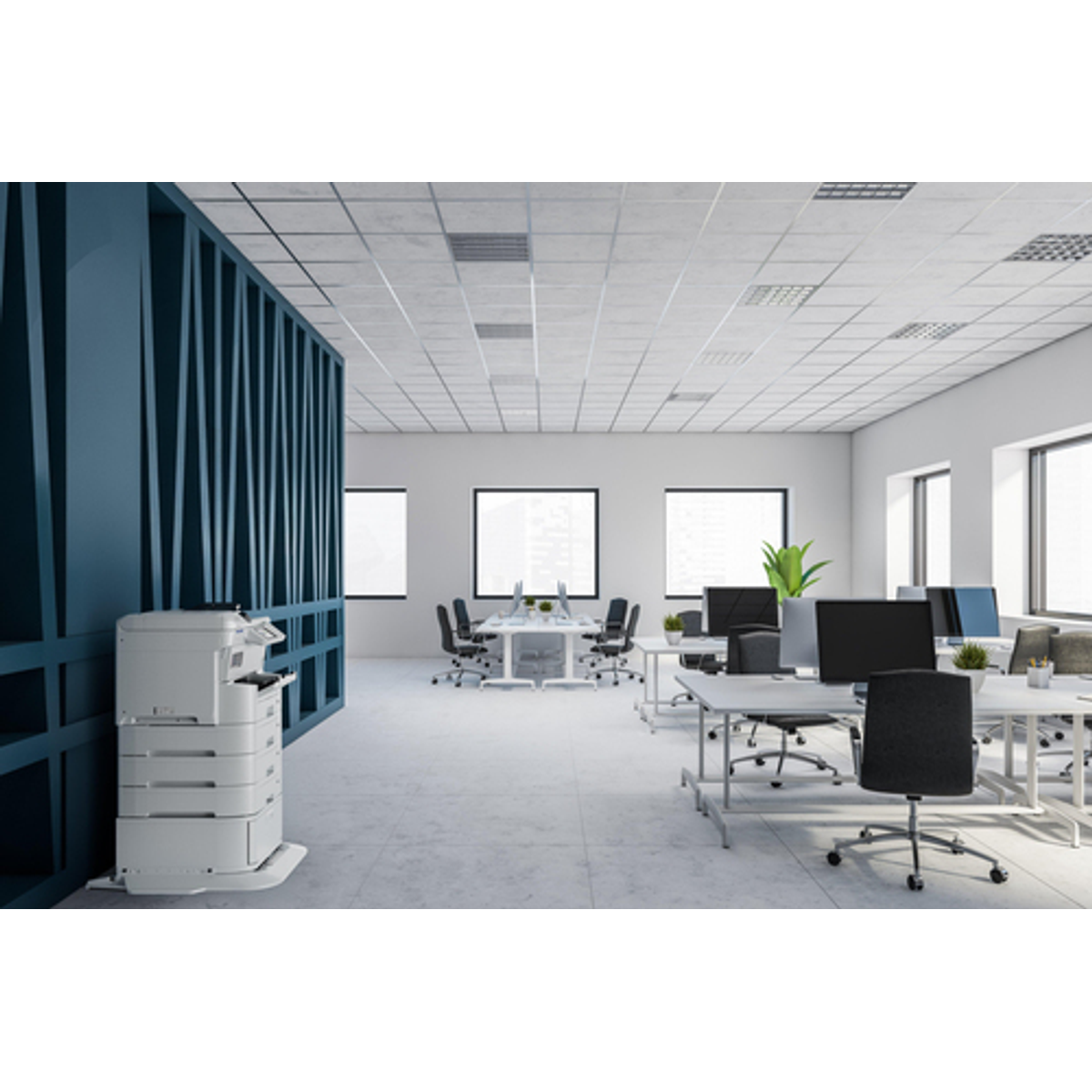 Impresora multifunción Epson WorkForce Pro EM-C7100DWF Inyección de tinta Color A3+ - vista 8
