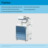 Impresora multifunción HP LaserJet Enterprise 8601dn Monocromo A3 - vista 4