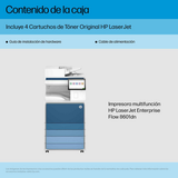 Impresora multifunción HP LaserJet Enterprise 8601dn Monocromo A3 - vista 6
