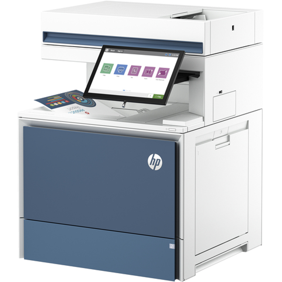 Impresora multifunción HP LaserJet Enterprise Flow MFP 6800ZF Color - vista 4