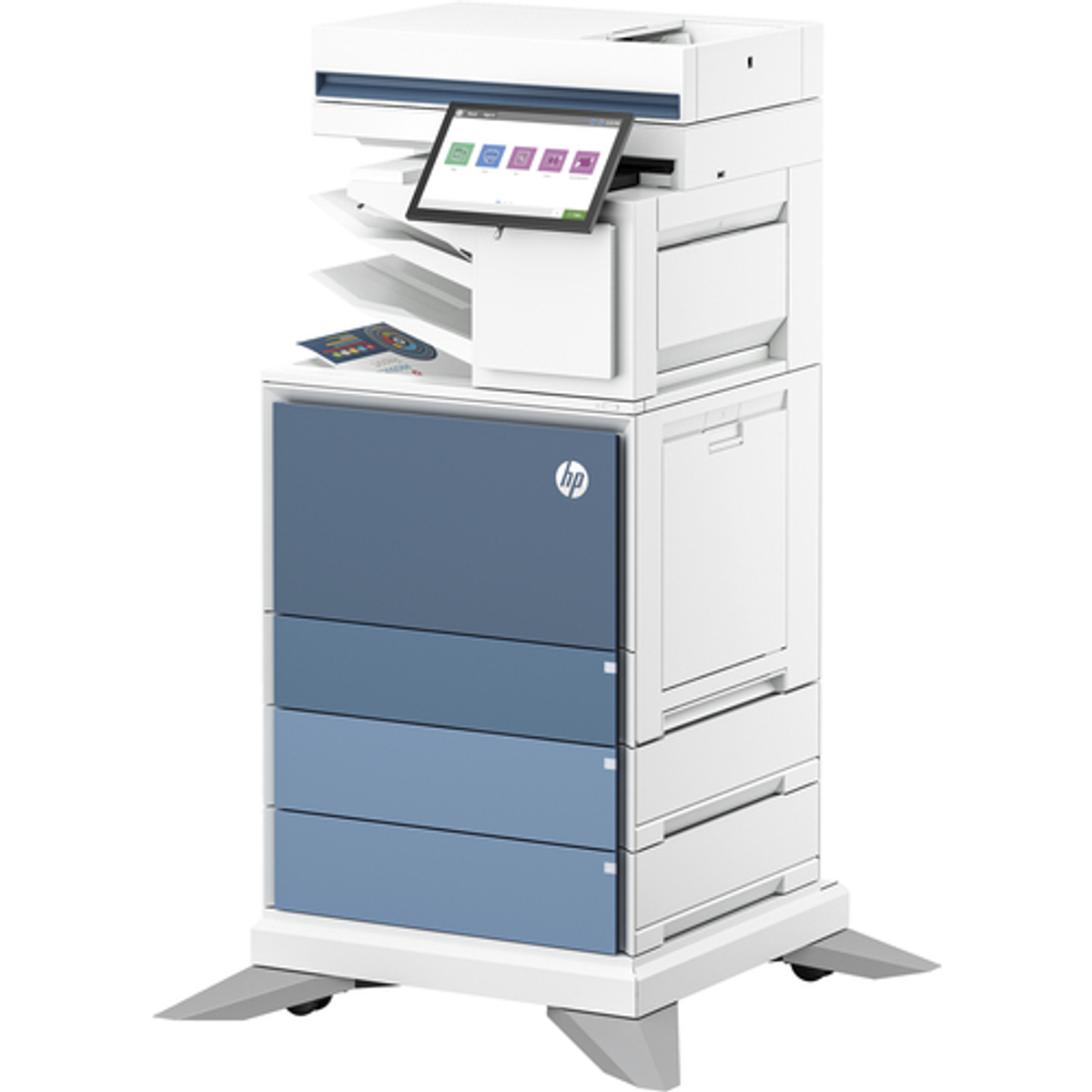 Impresora multifunción HP LaserJet Enterprise Flow MFP 6800ZFSW Color - vista 4