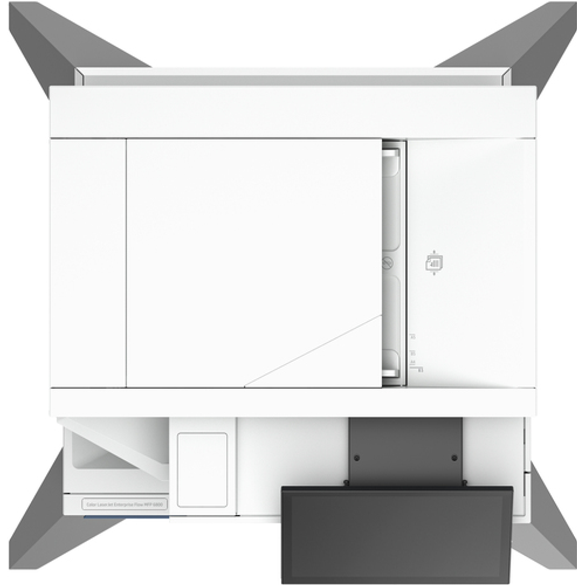 Impresora multifunción HP LaserJet Enterprise Flow MFP 6800ZFSW Color - vista 8