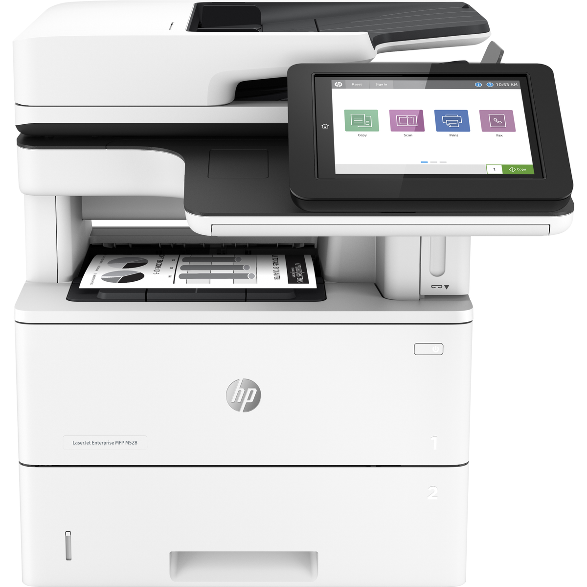 Impresora multifunción HP LaserJet Enterprise M528f Monocromo