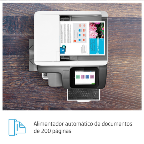 Impresora multifunción HP LaserJet Flow M776zs Color A3 - vista 11