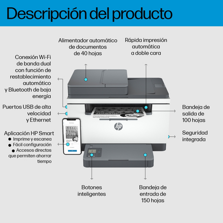 Impresora multifunción HP LaserJet MFP M235SDW Monocromo - vista 16