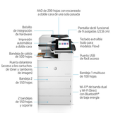 Impresora multifunción HP M776z Láser Color A3 - vista 9