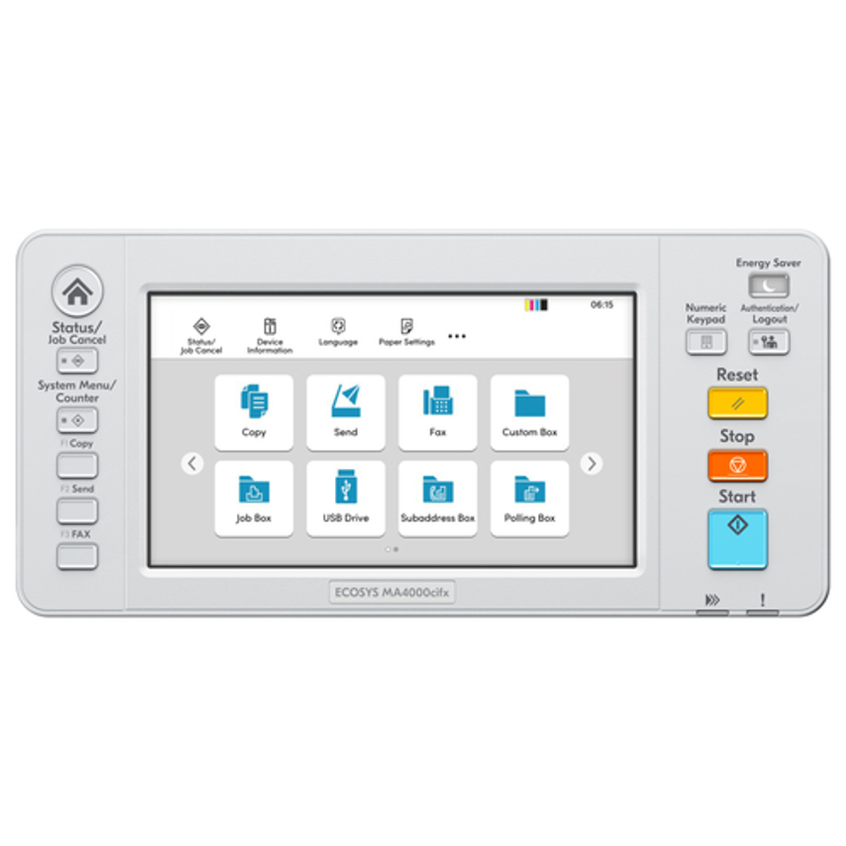 Impresora multifunción Kyocera ECOSYS MA4000CIFX Láser Color - vista 7