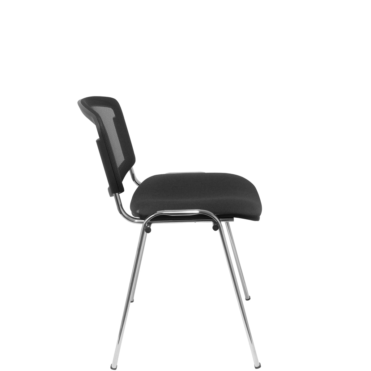 Pack de sillas Piqueras y Crespo Garaballa Malla + Bali - Chasis cromado · Pack 4 - Negro